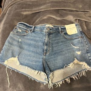 Abercrombie & Fitch Curve Love The Mom Short 33/16 NWT